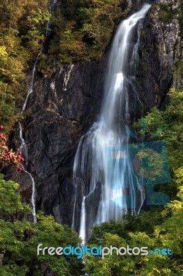 Aber Falls Stock Photo