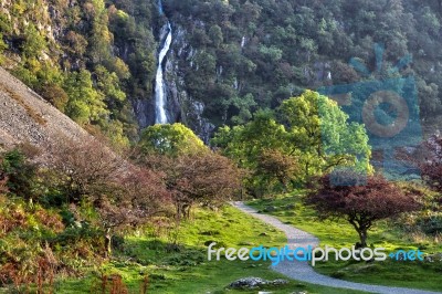 Aber Falls Stock Photo