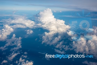 Above The Cloud Stock Photo