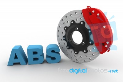 Abs Brakes Stock Image