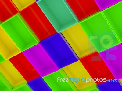 Abstract 3d Background Stock Image