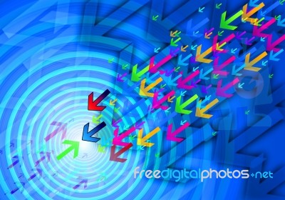 Abstract Arrows Stock Image