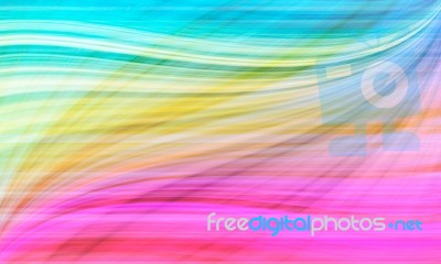 Abstract Background, Beautiful Rainbow Pattern Background Stock Image