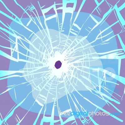 Abstract Background Broken Glass - Illustration Stock Image