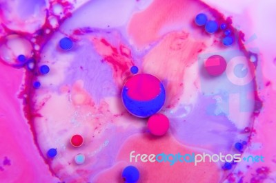 Abstract Background Ink And Oil Stock Photo