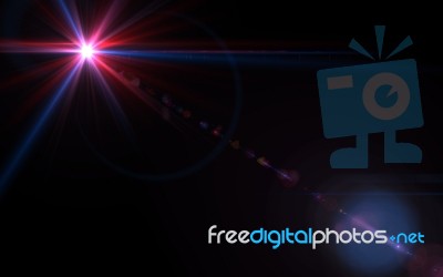 Abstract Background Lighting Flare Stock Image