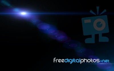 Abstract Background Of Blue Rays Shining Stock Image