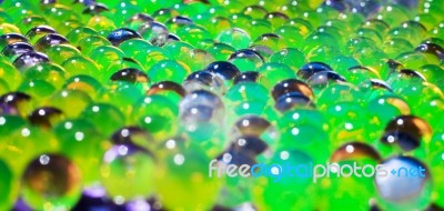 Abstract Background Of Colored Balls Stock Photo