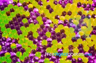 Abstract Background Of Colored Balls Stock Photo