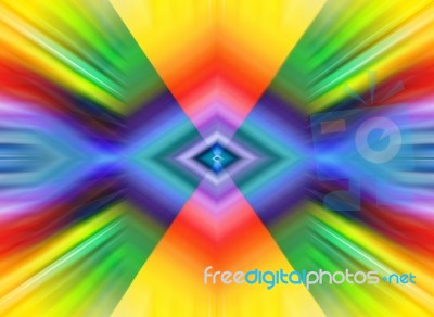 Abstract Background Of Colorful Wall,with Blur Filter Stock Photo