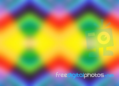 Abstract Background Of Colorful Wall,with Blur Filter Stock Photo