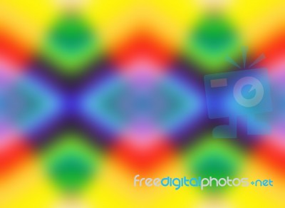 Abstract Background Of Colorful Wall,with Blur Filter Stock Photo