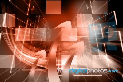 Abstract Background With Arrows Stock Image