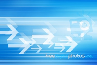 Abstract Background With Arrows Stock Image