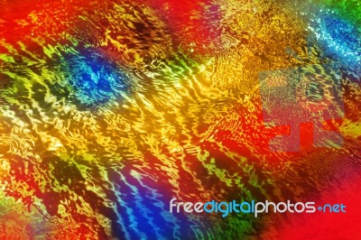 Abstract Background With Colored Spots Stock Photo