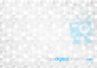 Abstract Background With Grey Glowing Triangles Stock Image