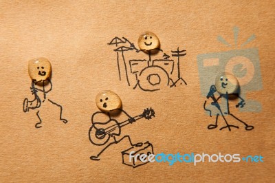 Abstract Band Stock Photo