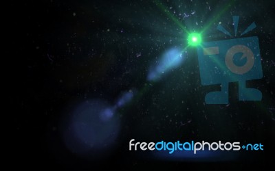 Abstract Beautiful Backgrounds Lens Flare Lights Stock Image