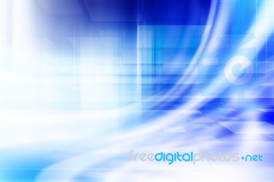 Abstract Blue Background Stock Image