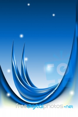 Abstract Blue Background Stock Image