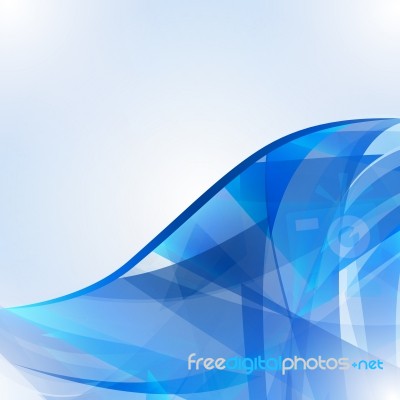 Abstract Blue Background Stock Image