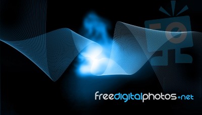 Abstract Blue Background Stock Image