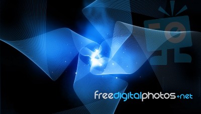 Abstract Blue Background Stock Image