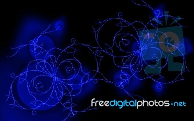 Abstract Blue Background Stock Image