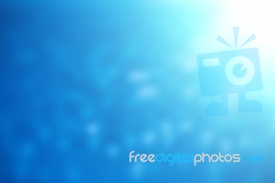 Abstract Blue Blurred Background Stock Photo