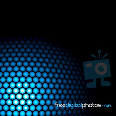 Abstract blue Circle Stock Image