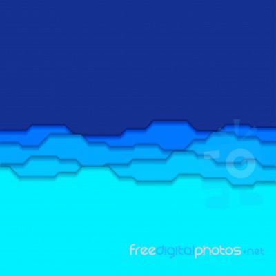 Abstract Blue Stack Background Stock Image