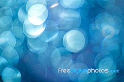 Abstract Bokeh Background On Night Light Stock Photo