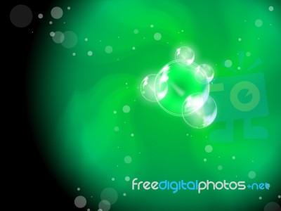 Abstract Bubbles Background Shows Soapy Creativity Or Joyfulness… Stock Image