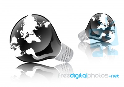 Abstract Bulb Concept Stock Image