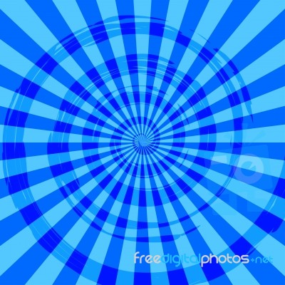 Abstract Burst Ray Background Blue Stock Image