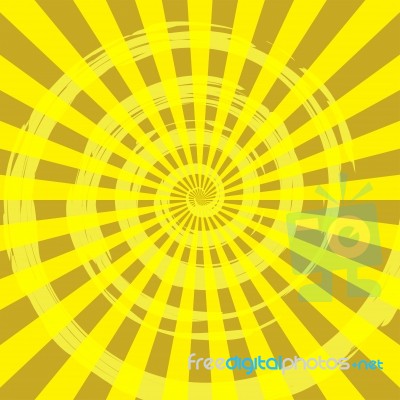 Abstract Burst Ray Background Yellow Stock Image