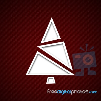 Abstract Christmas Card Stock Image