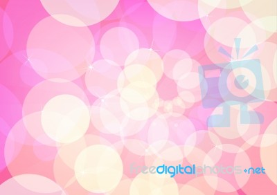 Abstract Circle Design With Multicolored Stock Image