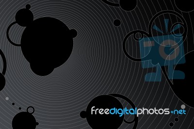 Abstract Circular Form Background Stock Image