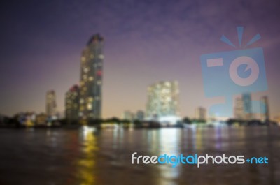 Abstract City Blur Stock Photo