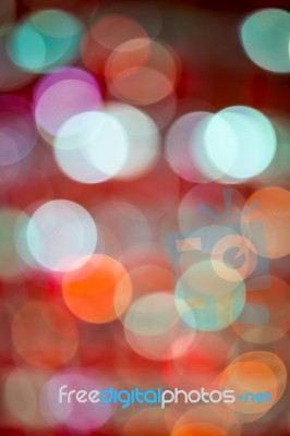 Abstract Colorful Bokeh For Background Stock Photo