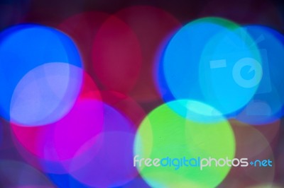 Abstract Colorful Bokeh For Background Stock Photo