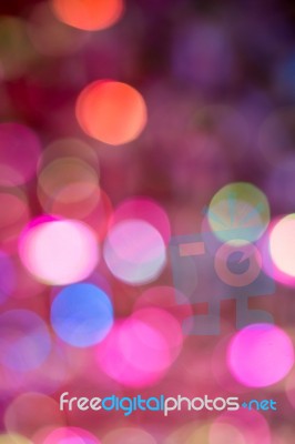 Abstract Colorful Bokeh For Background Stock Photo