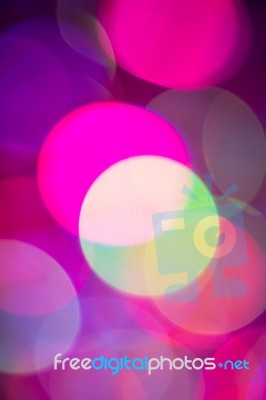 Abstract Colorful Bokeh For Background Stock Photo