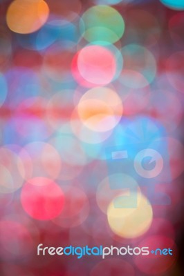 Abstract Colorful Bokeh For Background Stock Photo