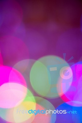 Abstract Colorful Bokeh For Background Stock Photo