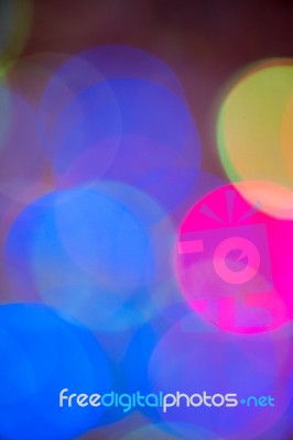 Abstract Colorful Bokeh For Background Stock Photo