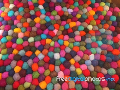 Abstract Colorful Thai Silk Fabric Texture Background Stock Photo