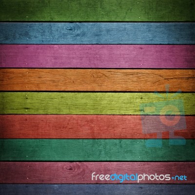 Abstract Colorful Wood Background Stock Photo