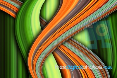 Abstract Curve Scene Stock Photo